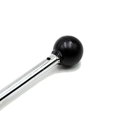 PRO BAT 135° Motorcycle Hand Control Gear Shift Lever Shifter 11mm | for 50cc 70cc 90cc 110cc 125cc 135cc 150cc 200cc 250cc Mini Quad ATV Bike Dune Buggy - color: silvery