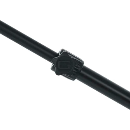 Gator Frameworks Deluxe Weighted Base Boom Mic Stand (GFW-MIC-0822) | Telescoping Boom Arm Rectangular Weighted Base & 2.5 lb. Counterweight for stable extended positioning - style: Deluxe Weighted Base