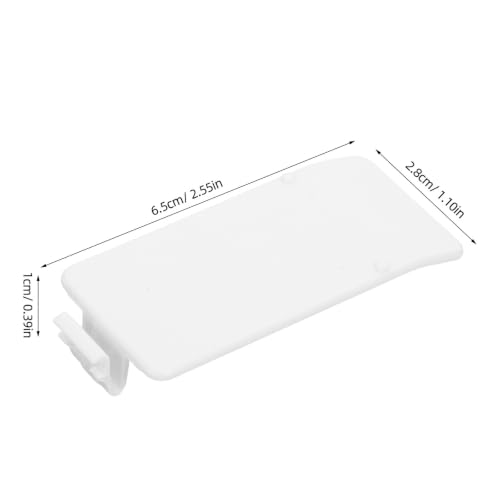 Lurrose 2pcs Replacement Lid for Remote Battery, Plastic Remote Battery Door Cover Plate Shell for Home Living Room Air Conditioner Control Accessories