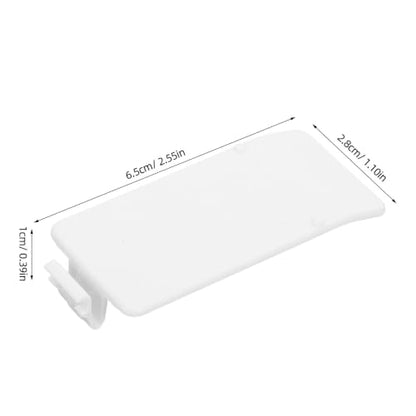 Lurrose 2pcs Replacement Lid for Remote Battery, Plastic Remote Battery Door Cover Plate Shell for Home Living Room Air Conditioner Control Accessories