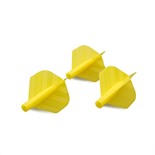 CUESOUL TERO Plus New Double Direction Telescopic and Rotating Dart Flights System-AK4 Dart Flight - color: Yellow
