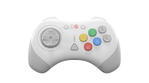 Retro Fighters D6 Dreamcast Wireless Controller for Switch/PC/Dreamcast, White - color: White