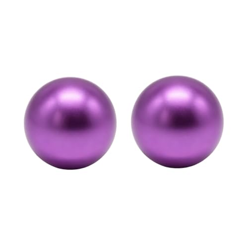 AKUYAO 2PCS/Set 35mm LB-35 M6 Metal Fight Stick Ball Head Arcade Joystick Ball Top Multi Color Replacement (Pink-Plated) - color: Pink-Plated