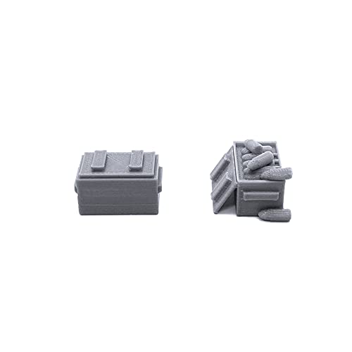 EnderToys Siege The Shore, Terrain Scenery for Tabletop 28mm Miniatures Wargame, 3D Printed and Paintable