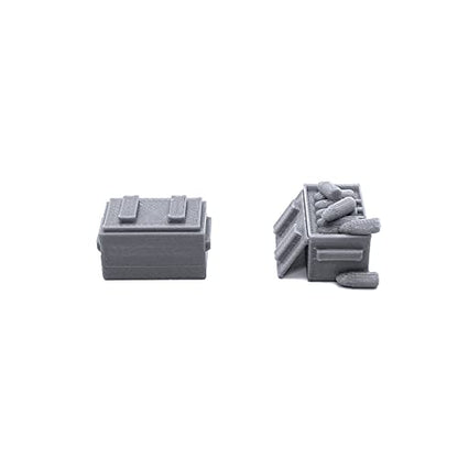 EnderToys Siege The Shore, Terrain Scenery for Tabletop 28mm Miniatures Wargame, 3D Printed and Paintable