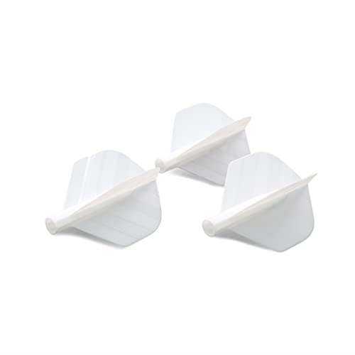 CUESOUL TERO Plus New Double Direction Telescopic and Rotating Dart Flights System-AK4 Dart Flight - color: White