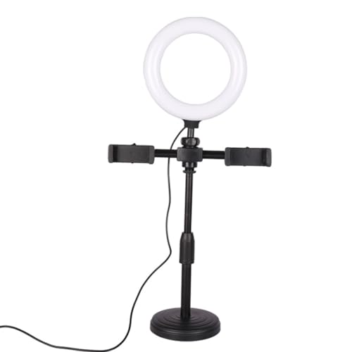 Position Fill Light Desktop Circular Live Streaming Bracket Selfie Beauty LED Fill Light Ringlight