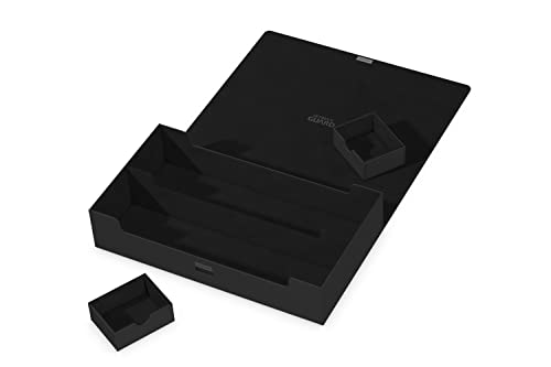 Ultimate Guard Omnihive 1000+, Deck Case for 1000 Double-Sleeved TCG Cards + 2 removable Trays, Black, Magnetic Closure & Microfiber Inner Lining - color: Black