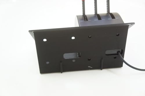 Dual Flush Mount Adapter for Saitek/Logitech Flight Sim Throttle Quadrant Cradle