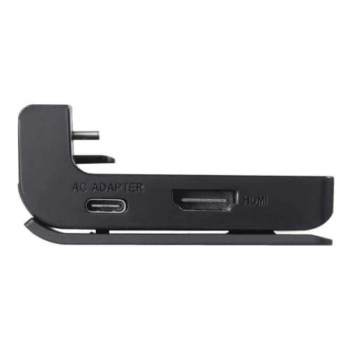 TV Dock Station for Switch 2 and Gen 1, Mini Portable TV Base Docking Station Charging Stand Playstand Replacement Accessories with 4K@120Hz HDMI Adapter for Switch, OLED