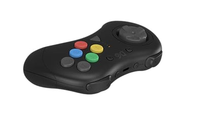 Retro Fighters D6 Dreamcast Wireless Controller for Switch/PC/Dreamcast, Black - color: Black