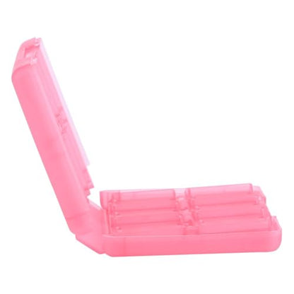 28-in-1 PP Game Card Case Holder - for Nintendo 3DS/DSL/DSI/LL, Cartridge Storage Box with 22 Slots + SD/TF Card Holders + Stylus Organizer(Pink) - color: Pink