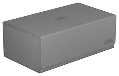 Ultimate Guard Arkhive 800+, Deck Case for 800 Double-Sleeved TCG Cards, Grey, Compatible with Boulders, Magnetic Closure & Microfiber Inner Lining - color: Grey, size: 800+