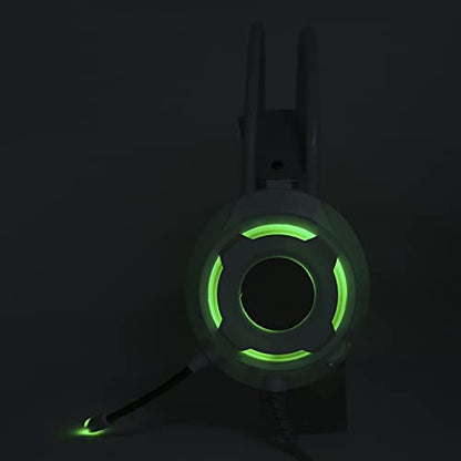 Wired Headset Premium Over Ear Noise Canceling Gaming Headphones for PC and Console, Comfortable PU Ear Cushions, 3.5mm Plug, 2m Cable (1)