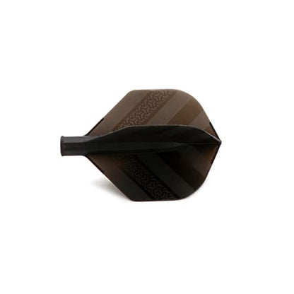 CUESOUL TERO Plus New Double Direction Telescopic and Rotating Dart Flights System-AK4 Dart Flight - color: Black