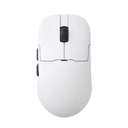ATTACK SHARK x Ajazz AJ159 Gaming Mouse,2.4G Wireless Mouse,56g Ultralight,26K DPI PAW3395 Sensor,6 Programmable Buttons,Ergonomic Wired Gaming Mouse USB3.0 with 80M Click Switch for PC/MAC - color: AJ159 White