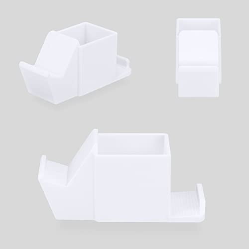 Desk Organizer with Game Controller Holder, Tablet Stand for iPads/iPhones, TV Remote & Pen Storage, Reduce Desktop Clutter, Have All Your Side Table Items in One Space (White) - color: Controller & Tablet White