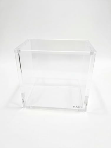 B.A.S.T. PKMN ETB Protector Case, 5mm ETB Acrylic Display Case, Clear Ultra Acrylic Boxes for Display Compatible with Elite Trainer Box, Dustproof and Waterproof Display Box - size: Elite Trainer Box (ETB)