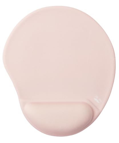 Mr. Pen- Ergonomic Mouse Pad with Wrist Rest | Blush Pink Breathable Fabric with Memory Foam Cushion, Non-Slip Rubber Base, Gel Mouse Pad with Wrist Support - color: Blush Pink