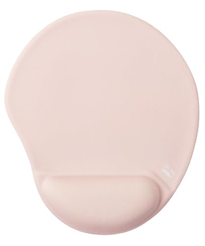 Mr. Pen- Ergonomic Mouse Pad with Wrist Rest | Blush Pink Breathable Fabric with Memory Foam Cushion, Non-Slip Rubber Base, Gel Mouse Pad with Wrist Support - color: Blush Pink