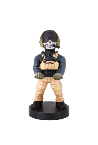 Exquisite Gaming Call of Duty Simon Ghost Riley Controller Holder, Phone Stand & Device Organizer, 8.5 in Licensed Figure