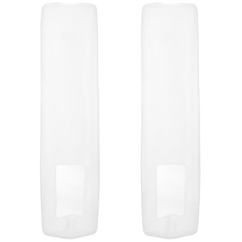 Generic Tv Remote Case 2pcs Air Condition Remote Cover Protector Holder Controller Skin Silicone Control Skin Desktop Protector Silicone Control Box Television - color: As Shownx2pcs, size: mediumx2pcs