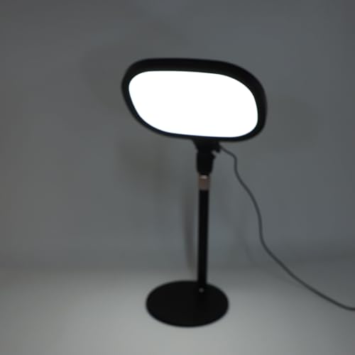 Video Conference Light Desktop Video Conference Lighting Kit with Adjustable Stand and Phone Holder for Zoom, Streaming, Video Recording, Makeup, Webcam Use