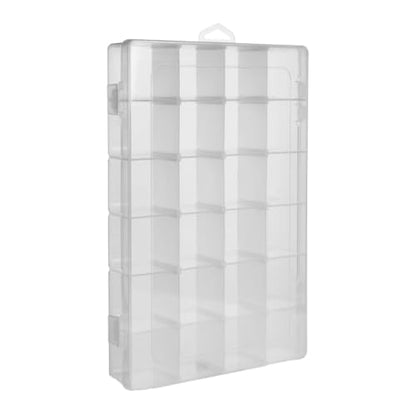 DND Dice Storage Box Each 24 Grids Polyhedral Dice Organizer with Removable Dividers Holding Up to 1600 Dices Small Craft Containers for Dice Collectors or RPG D&D Games (One Box) - size: One Box