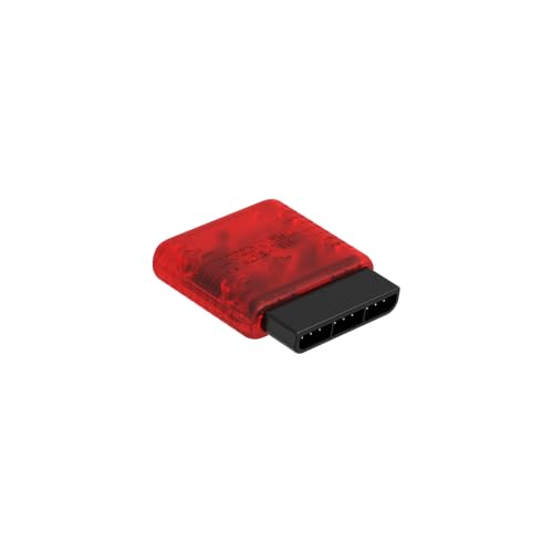 Retro Fighters Defender Pro Wireless Controller for PS1, PS2, PS3, Switch, & PC | 2.4GHz & Bluetooth (Crimson Red) - color: Crimson Red