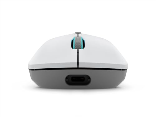Lenovo Legion M600 RGB Wireless Gaming Mouse – 16,000 DPI, 9 Programmable Buttons, 200-Hour Battery Life, 50-Million Clicks Durability – Ambidextrous Computer Mouse (Stingray) - color: Stingray, size: Large | Ambidextrous, style: M600