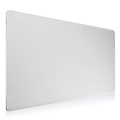 Large Gaming Mouse Pad with Stitched Edges,[27.5x11.8In] Extended Mouse Pad with Non-Slip Natural Rubber Base for Gamer/Desktop/Office/Home (70x30 Greyus) - color: 70x30 Greyus