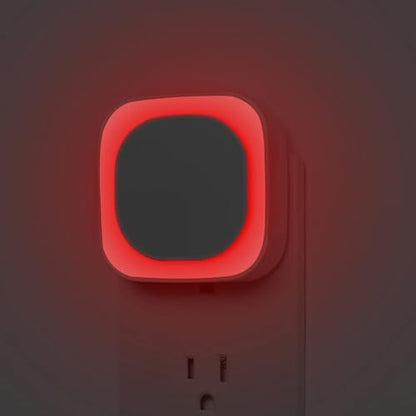 2 Pack Red Night Light Plug into Wall, Dim Glow for Sleep, Eye-Care | Dimmable Reflected Light, Dusk to Dawn Sensor, Plug-in LED Nightlight for Adults, Kids, Nursery, Bedroom, Bathroom, Toilet - color: Red