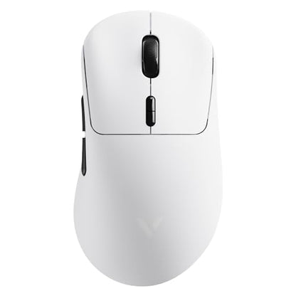 Rapoo VT3 Gen-2 Wireless Gaming Mouse, True 8K Wireless Polling Rate, 53g Lightweight, Up to 750 Hr Battery, Nordic nRF54L15 MCU, 100-Million Mechanical Switch, 10 Programmable Buttons, Macro Enabled - color: White