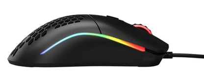 Glorious Model O Wired Gaming Mouse 67g Superlight Honeycomb Design, RGB, Pixart 3360 Sensor, Omron Switches, Ambidextrous - Matte Black - color: Matte Black, style: Model O (Ambidextrous)