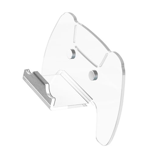 Wall Mounted Controller Stand Space Saving Gamepad Wall Hanger Hook with Stable Acrylic Frame Stylish Organiser