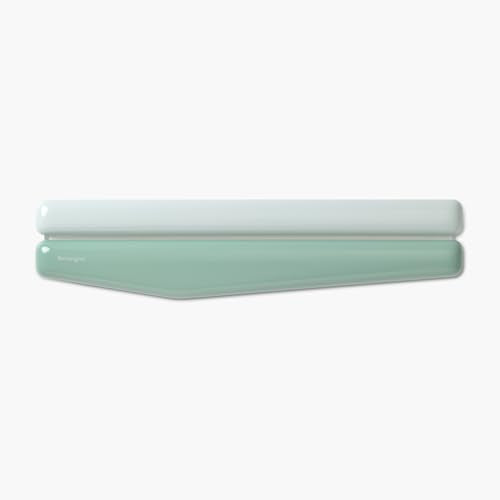 Kensington Duo Gel Mountain Wrist Rest for Keyboard, Wrist Pad for Full Size Keyboard, Ergonomic Wrist Pad for Computer, Non-Skid Computer Pad with Wrist Support, Green K62678WW, 17.7" x 4.1"x 0.8” - color: Green, style: Mountain Keyboard Wrist Rest