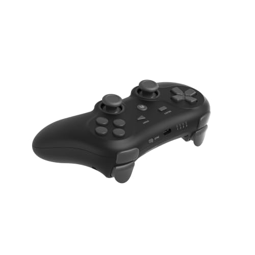 Retro Fighters Defender Pro Wireless Controller for PS1, PS2, PS3, Switch, & PC | 2.4GHz & Bluetooth (Charcoal Black) - color: Charcoal Black