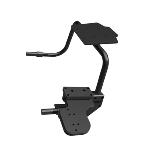 Piceioep Metal Gear Shifter Mount Stand with Base for G29 G923 TH8A Simulators Easy Installation Racing Seat Shifter Holder - color: 2 in 1 bracket