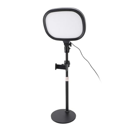 Video Conference Light Desktop Video Conference Lighting Kit with Adjustable Stand and Phone Holder for Zoom, Streaming, Video Recording, Makeup, Webcam Use