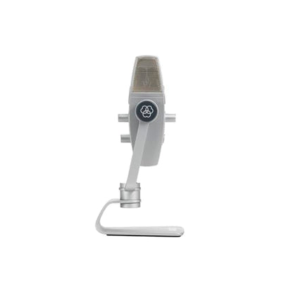 AKG Pro Audio Lyra Ultra-HD USB C Microphone for Recording, Streaming, Gaming, Podcasting, ASMR on PC and Mac, Condenser Mic for Laptop or Computer, Adjustable Stand, Plug and Play – Blue and Silver | Gaming Podcasting, ASMR on PC and Mac, Condenser Mic f
