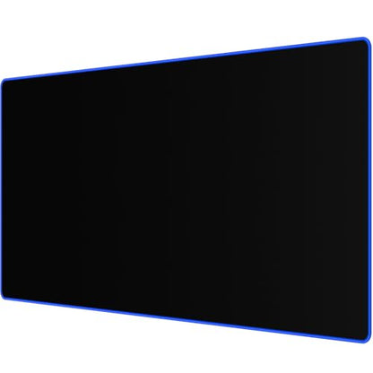 JIALONG Large Gaming Mouse Pad, Extended Mousepad with Blue Stitched Edges, XXL Desk Mat, Big Computer Keyboard Mat for Gaming and Office, 35.4 x 15.7 inches - color: Blue Stitched Edges