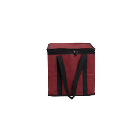 Allplay Lightweight Board Game Bag, Red | Dual Layer Non-Woven Fabric, Carrying Handle, Zippered Lid, Water Resistant - color: Red