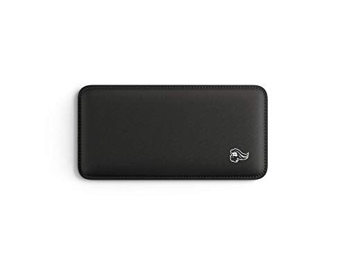 GLORIOUS Mouse Wrist Pad/Rest - Black - Stitched Edges, Ergonomic, Foam Interior | 8x4 inches/(0.7in/17mm) Thick (GW-M) - color: Black, size: Mouse Wrist Pad