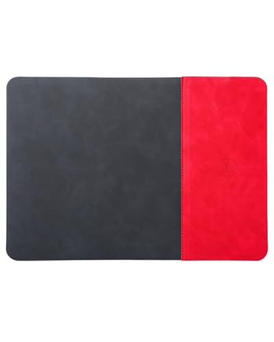 3 in 1 LED RGB Gaming Mouse Pad with Magnetic Mouse, 15W Charging 10 Light Modes Desktop Pad - color: red, size: 27.6L x 11.8W inches