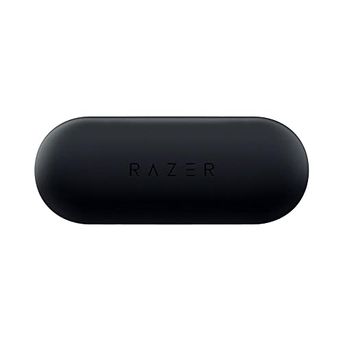 Razer Hammerhead True Wireless (2nd Gen) Bluetooth Gaming Earbuds: Chroma RGB Lighting -60ms Low-Latency- Active Noise Cancellation - Dual Environmental Noise Cancelling Microphones- Classic Black