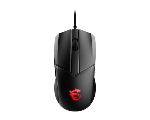 msi CLUTCHGM41 Lightweight V2 Gaming USB RGB Adjustable up to 16000 DPI Desktop Laptop Gaming Mouse (Clutch GM41 Light Weight V2) - style: Clutch GM41 LIGHTWEIGHT V2