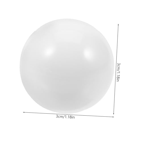VICASKY Plastic Ball Head Rocker Joystick Handle Game Stick Ball Head Replacement for Arcade Kit - color: White