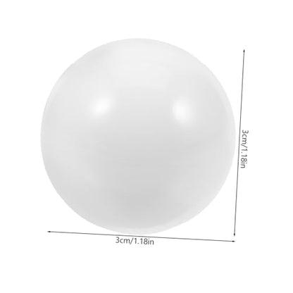 VICASKY Plastic Ball Head Rocker Joystick Handle Game Stick Ball Head Replacement for Arcade Kit - color: White