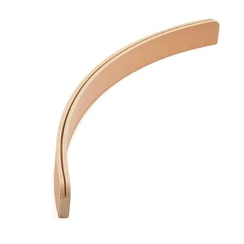 Luocute Curved Playing Cards Holder, Solid Beech Wood Card Rack with 3mm Slot for Rummy Poker Family Camping (33 * 1.2 * 3.5cm)