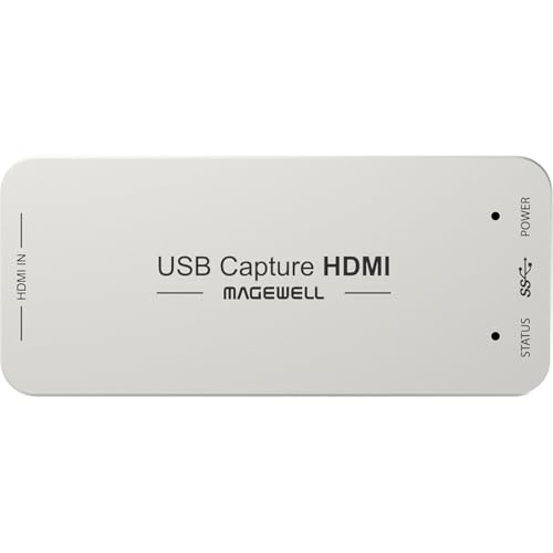 Magewell USB Capture HDMI Gen 2 – 1 Channel HDMI to USB Video/Audio Capture Device, Up to 1080p60 Recording (32060, Replaces XI100DUSB-HDMI)